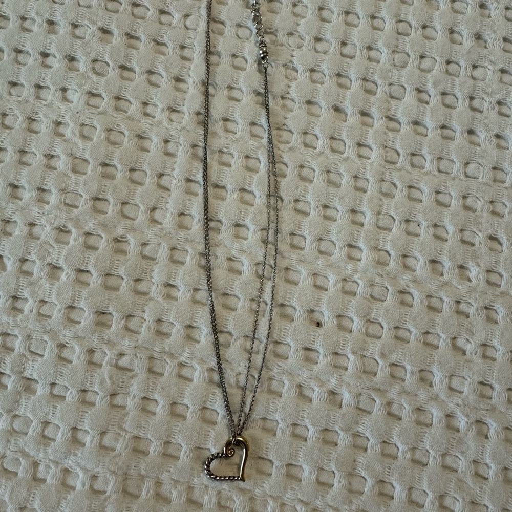 Brighton two-tone heart necklace